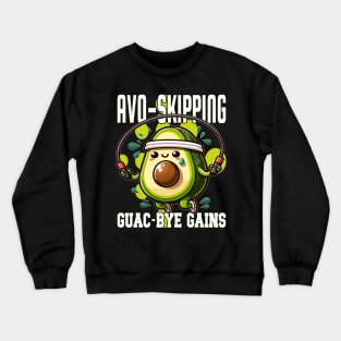 Avo-Guac Fitness Fun Crewneck Sweatshirt